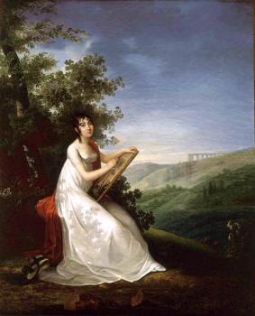 Francois-Joseph Kinsoen : Portrait of Adelie Auguie